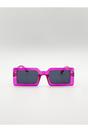 Pink Square Frame Sunglasses, Image 1 of 6