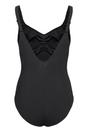 Charcoal Plain One Piece Swimsuit, Image 2 of 5