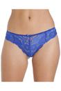 Blue 2 Pack Floral Lace Thong, Image 1 of 4