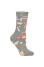 Grey Wo's Novelty Fleece-Lined Thermal Hobby Socks for Winter, Image 1 of 5
