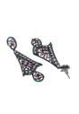Green Diva Vintage Drop Earrings, Image 3 of 5
