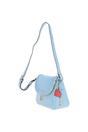 Light Blue Ashwood Leather Light Blue 'Dazzling' Flap Over Real Leather Shoulder Bag, Image 2 of 4