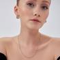 Gold Dorissa Multicolour Sterling Silver Beaded Single Necklace, Image 4 of 6