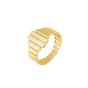 Gold Spero Gold Multiple Bar Layered Rectangular Sterling Silver Ring, Image 1 of 3