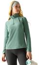 Olive Great Outdoors  Montes Half Zip Fleece Top, Image 4 of 4
