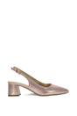 Rose 'Virelai' Shimmer Low Block Heels With Slingback, Image 1 of 6
