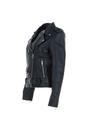 Black Ashwood Leather Black 'Stella' Real Leather Fashion Biker Jacket, Image 3 of 5