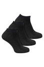 Black 3 Pack Wo 100% Cotton Trainer Socks, Image 1 of 5