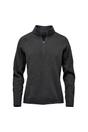 Black Avalante Heather Quarter Zip Fleece Top, Image 1 of 4