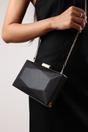 Black Oceane Embellished Evening Clutch, Image 7 of 7