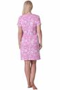 Pink Camille Lingerie Pink Floral Print Cotton Nightdress, Image 3 of 5