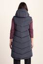 Blue Ranskill Long Insulated Gilet, Image 3 of 6