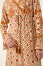 ORANGE Border Print Maxi Dress, Image 5 of 5