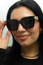 Black Square Black with Gold Grey GG1689S, Image 5 of 6