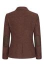 Rust Infinity Leather Rust Brown Herringbone Wool Tweed Check Blazer, Image 5 of 5