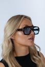 Blue Tortoiseshell Sunglasses with Blue Lenses, Image 6 of 7