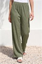 KHAKI Petite Textured Stretch Trouser, Image 2 of 4