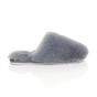 Grey AJVANI Grey Fluffy Mule Slippers, Image 2 of 5