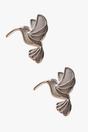 Silver Mia Gioielli Silver Sterling Silver Hummingbird Studs, Image 3 of 3