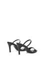 Black 'Kay' Slip On Stiletto Heel Mules With Open Toe, Image 4 of 6