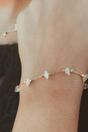 Off White Crystal Quartz Minimalist Healing Bracelet, Image 1 of 1