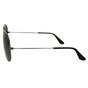 Grey Aviator Gunmetal Green Polarized Aviator 3025 Sunglasses, Image 3 of 3