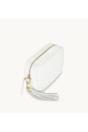 White The Tassel White Leather Crossbody Bag, Image 3 of 5