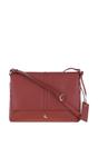 Red "Candy" Leather Shoulder Bag, Image 1 of 4