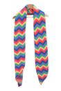 Multi Zig Zag Stripe Winter Scarf, Image 2 of 5