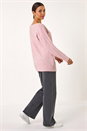 Light Pink Sparkly Cable Knit Jumper, Image 3 of 5