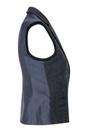 Navy Blue Infinity Leather Navy Blue Tweed 1920s Herringbone Navy Waistcoat, Image 4 of 6