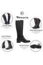 Black Tamaris Black Tamaris Womens Black Riding Boots, Image 2 of 7