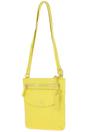 Yellow 'Five CB' Real Leather Cross Body Bag, Image 4 of 5