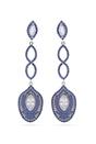 Blue Infinity Dangle Earrings, Image 1 of 4