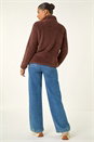 Chocolate Soft Sherpa Fleece Jacket, Image 3 of 6