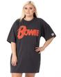 Grey David Bowie Oversized Short Sleeved T-Shirt, Image 1 of 6