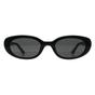 Black Ray-Ban Black Oval Polished Black Dark Grey RB4441D Bio Based, Image 1 of 3