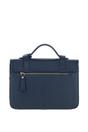 Navy Ashwood Leather Navy Stylish Real Leather Large Satchel Bag, Image 3 of 4