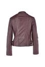 Burgundy Ashwood Leather Burgundy 'Casey' Real Leather Biker Jacket, Image 3 of 4