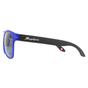 Blue Montana Blue Rectangle Blue with Black Rubbertouch Black Polarized Sunglasses, Image 3 of 4