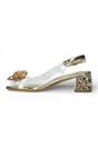 Gold Women’s Cinderella Heel Sandals-Mily-22, Image 5 of 7