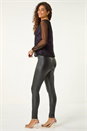 Purple Mesh Overlay Sparkle Top, Image 3 of 5