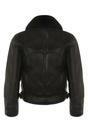 Black B3 Sheepskin Leather Flying Jacket, Image 3 of 4
