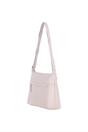 Light Pink 'Mourne' Sleek Real Leather Shoulder Bag, Image 5 of 5