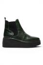 Green Womens MES 2 Calf Leather Zip Boots, Image 1 of 5