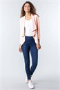Pink Tab Back Waterfall Jacket , Image 3 of 4