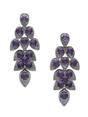Lilac Cluster Vine Drop Earrings, Image 1 of 3