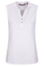White Petra Sleeveless Shirt, Image 1 of 4