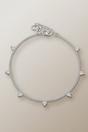 Silver Sterling Silver Grape Summer Indie Boho Silver Payal Indian Anklet, Image 1 of 2