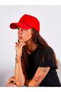 Orange Embroidered Baseball Cap in Setting Sun, Image 3 of 7